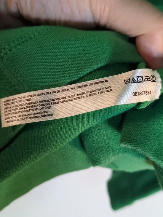 Daily Practice by Anthropologie Long Sleeve Mock Neck Mini Dress Green, Size S - Picture 10 of 11